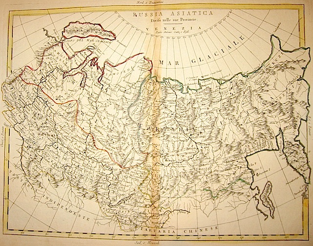 Zatta Antonio (1722-1804) Russia Asiatica divisa nelle sue provincie 1775 Venezia